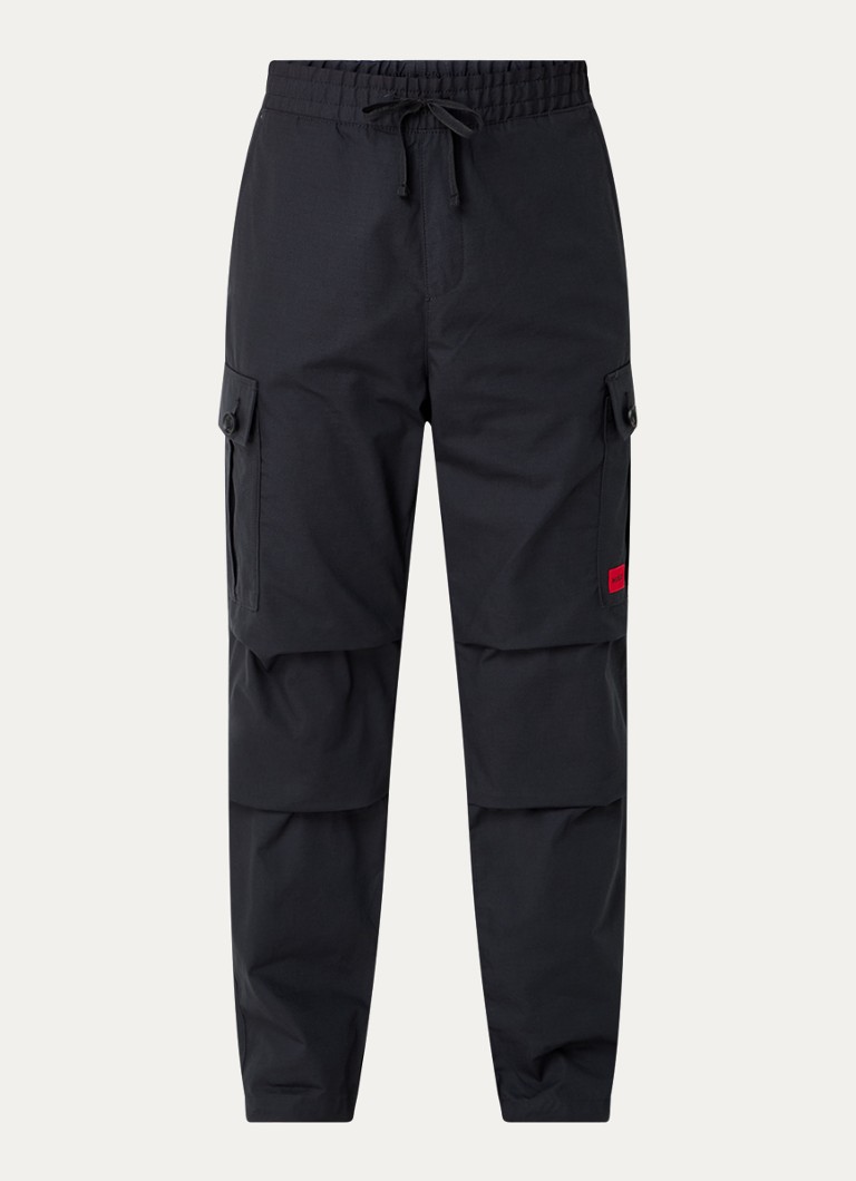 Pantaloni cargo HUGO BOSS Garlo233 Slim Fit cu logo