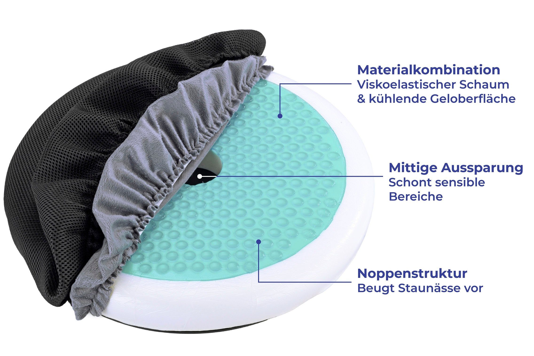 Maximex Drehkissen Orthopädisches Visco-Drehkissen, 360°, belastbar bis 150 kg