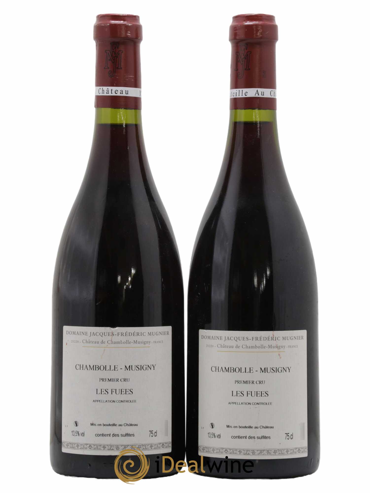 Chambolle-Musigny 1er Cru Les Fuées Jacques-Frédéric Mugnier  2009 - Lot de 2 Bouteilles