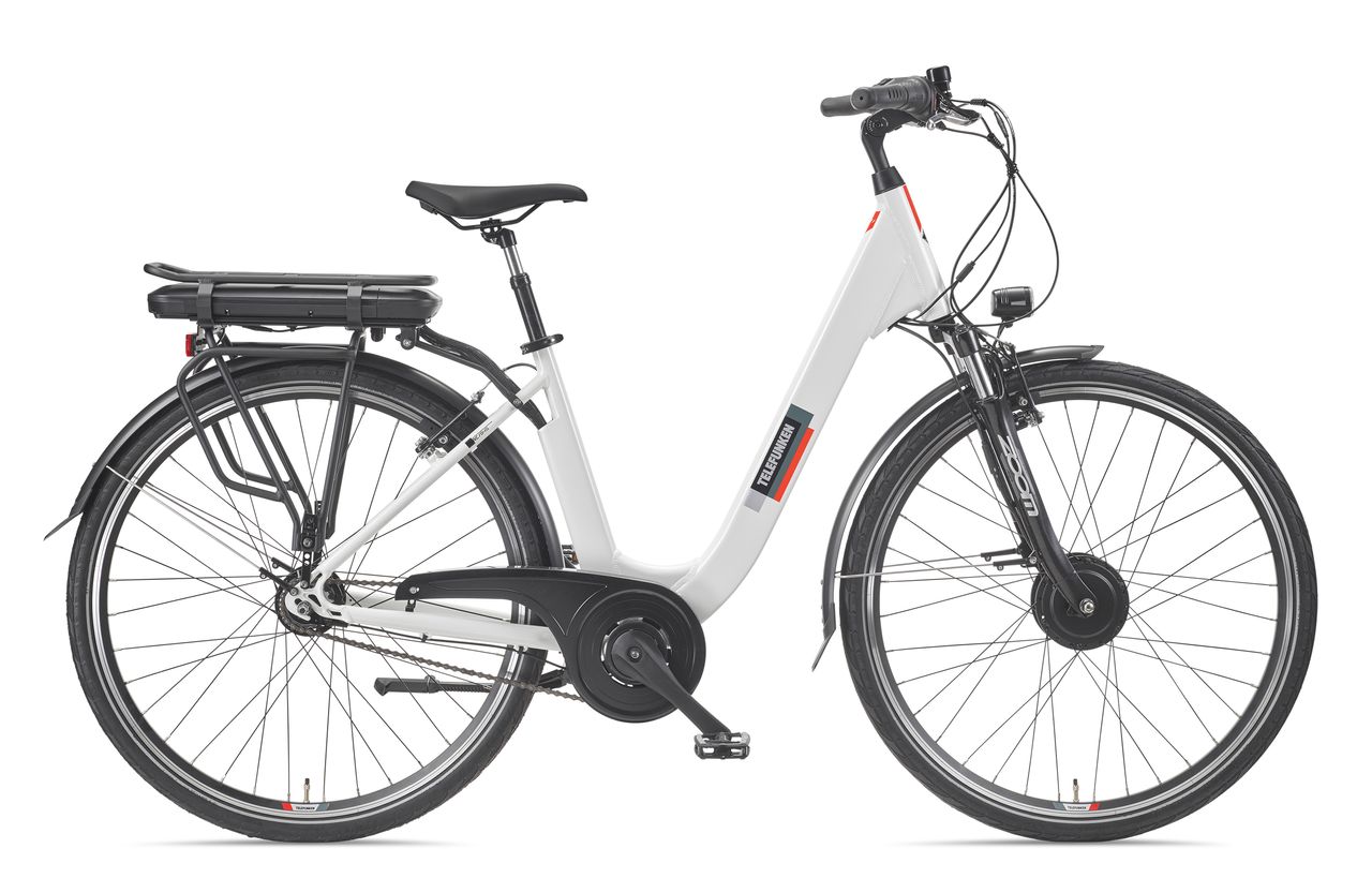 Telefunken City E-Bike RC845 Multitalent mit 7-Gang Shimano Nabenschaltung, Weiß