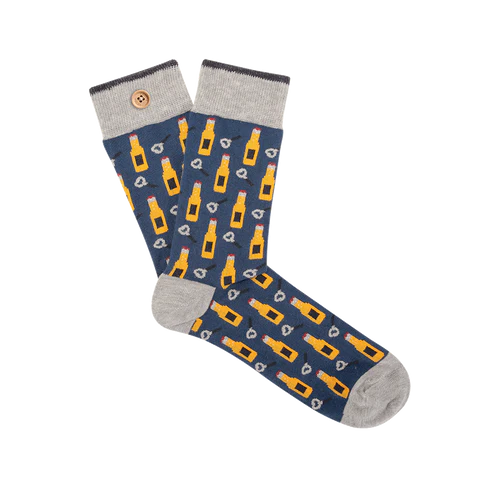 Bruno & Alix blue socks