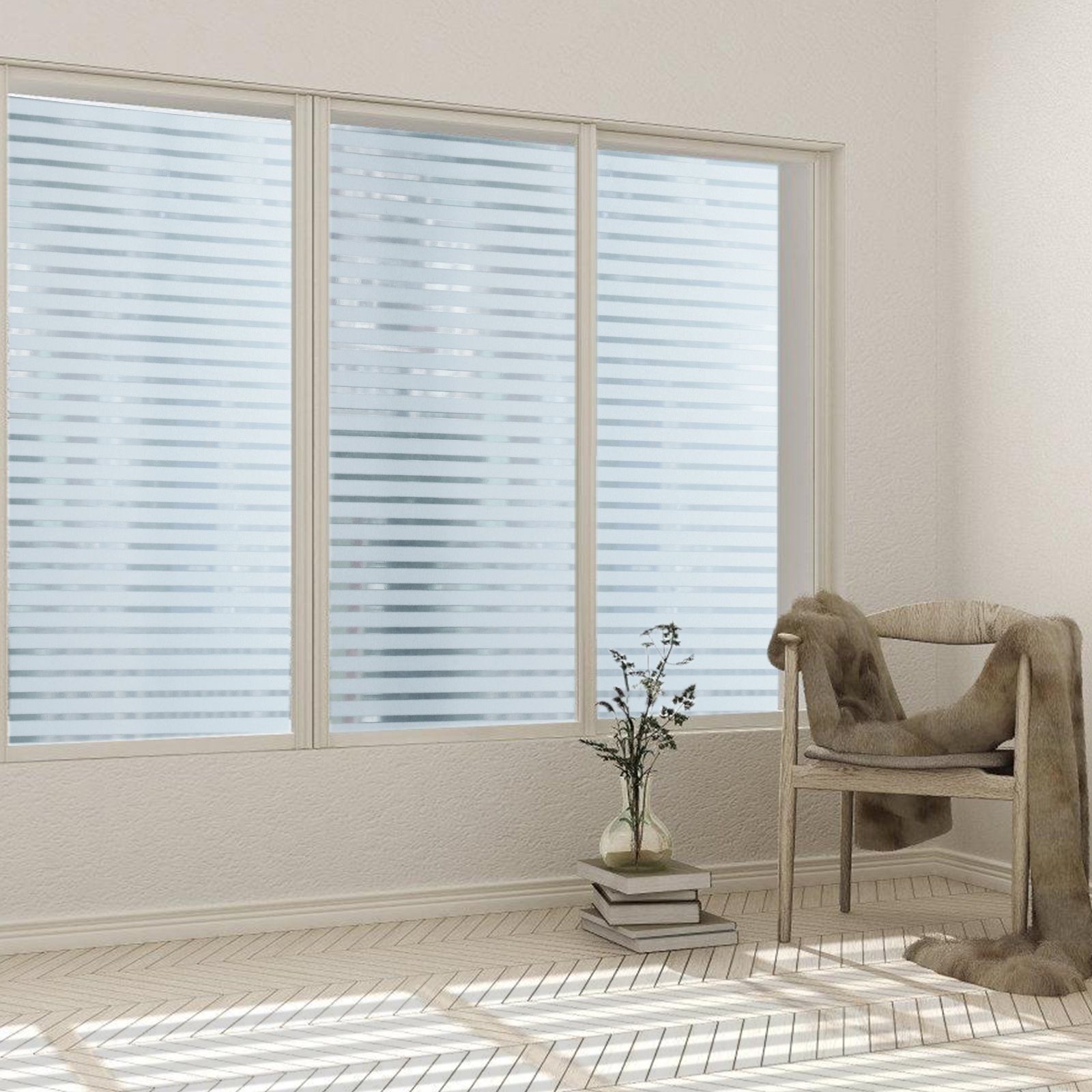 Fensterfolie Fensterfolie Milchglasfolie Selbstklebend Sichtschutzfolie Fenster, Yakimz