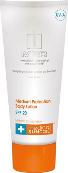 MBR Mbr Medical Sun Care Medium Protection SPF 20 Bodylotion