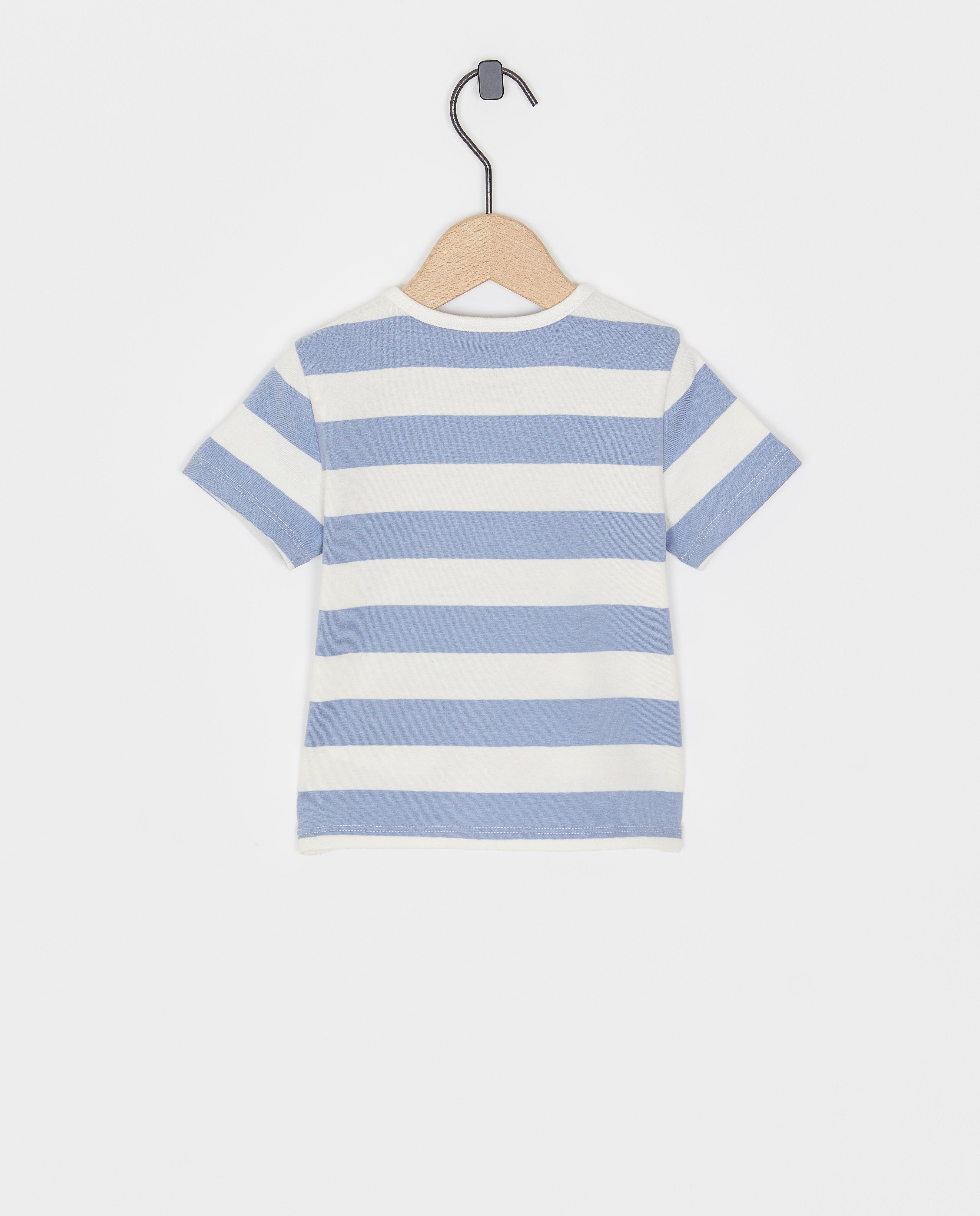 Tricou Cuddles and Smiles cu litere albastre
