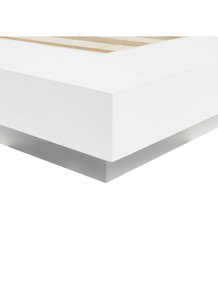 Beliani Doppelbett ZEN in Weiß/Weiß - (W) 308 x (H) 86 x (L) 229 cm günstig kaufen onesize