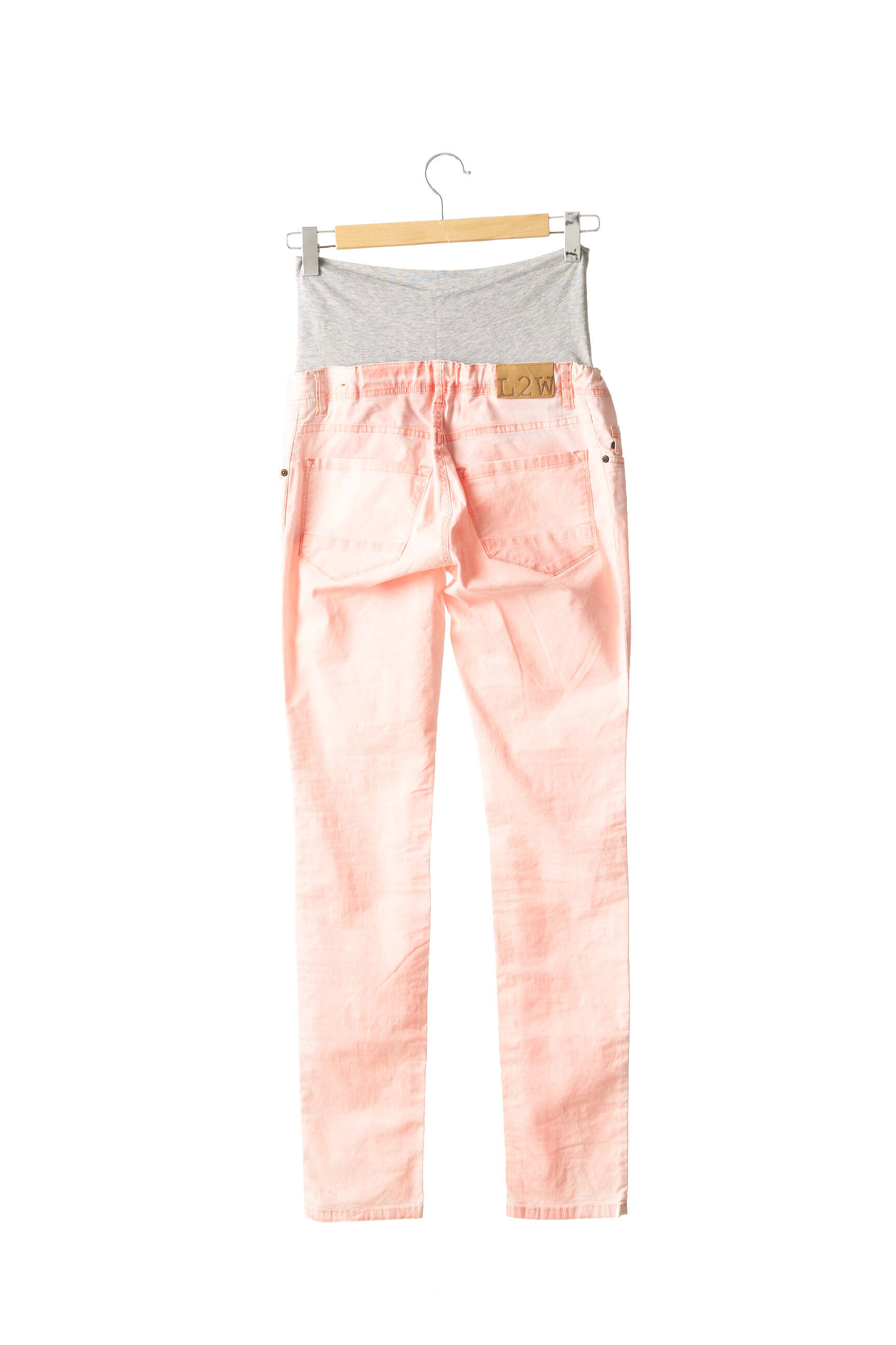 Love2wait Pantalons Maternite Femme couleur rose