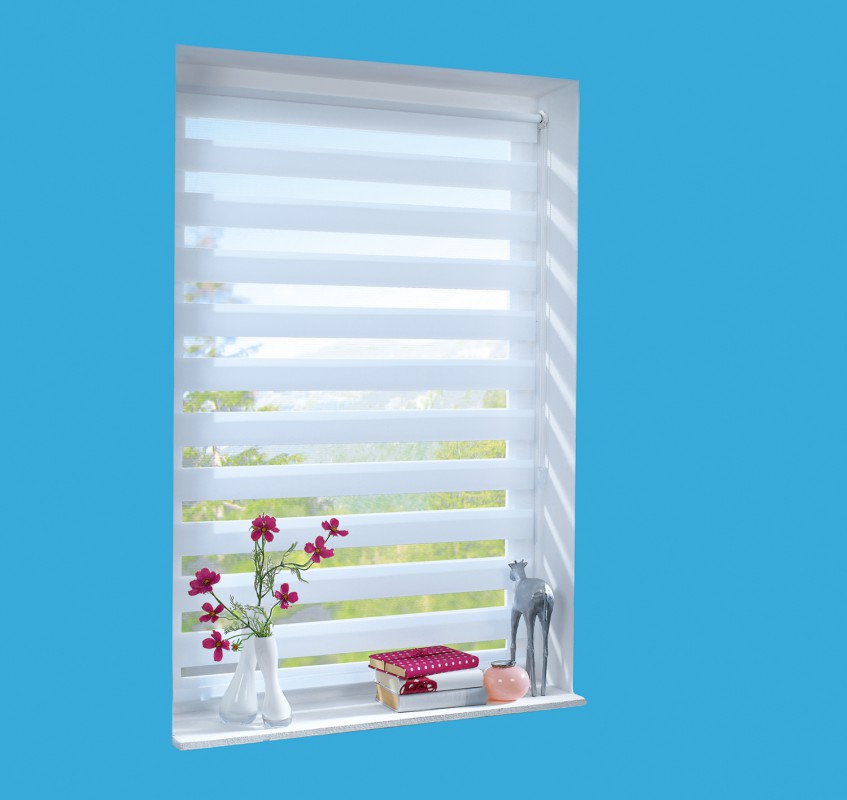 Bella Casa Vario-Duo-Rollo ca. 40 x 150 cm - Weiß