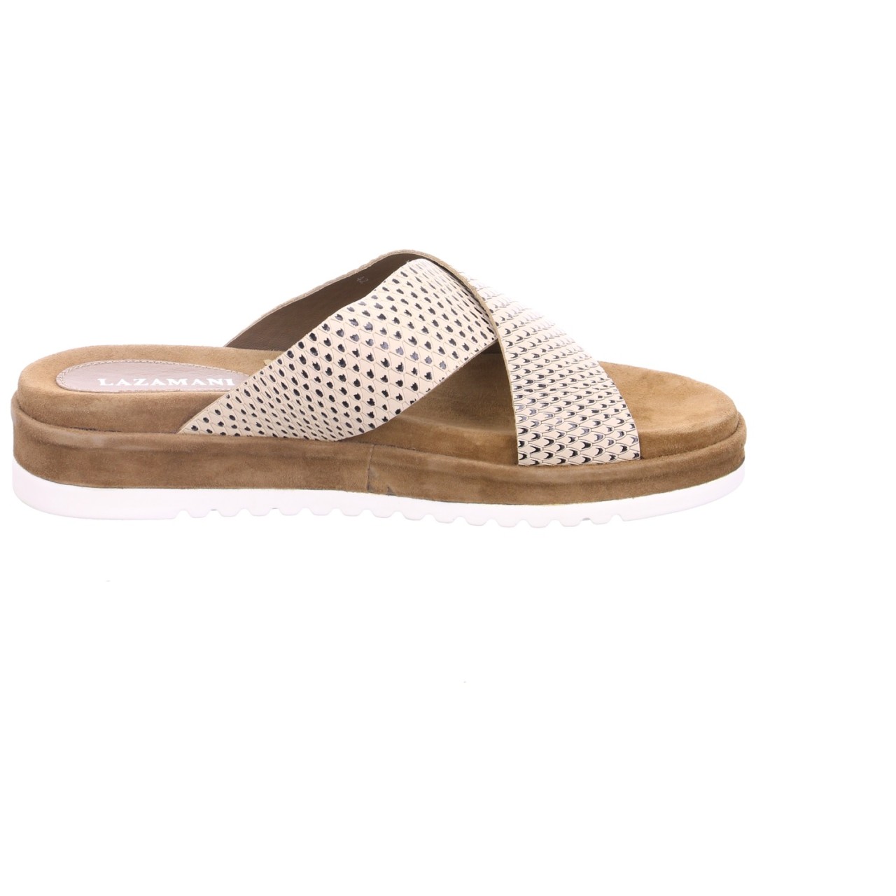 LAZAMANI Pantoletten beige
