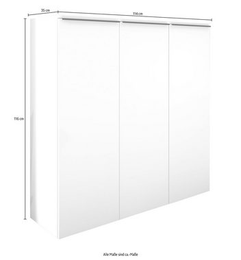 borchardt Möbel Aktenschrank Tom Breite 114 cm, Mehrzweckschrank