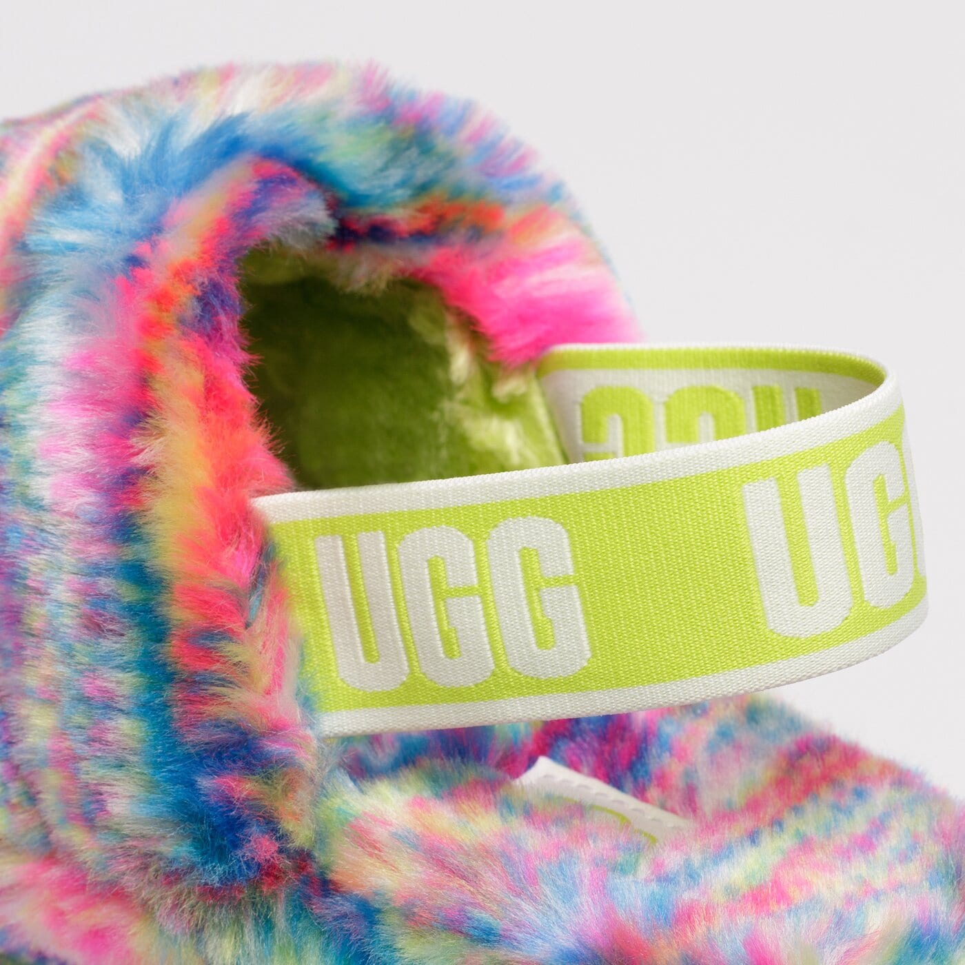 UGG FLUFF YEAH PIXEL Weiß