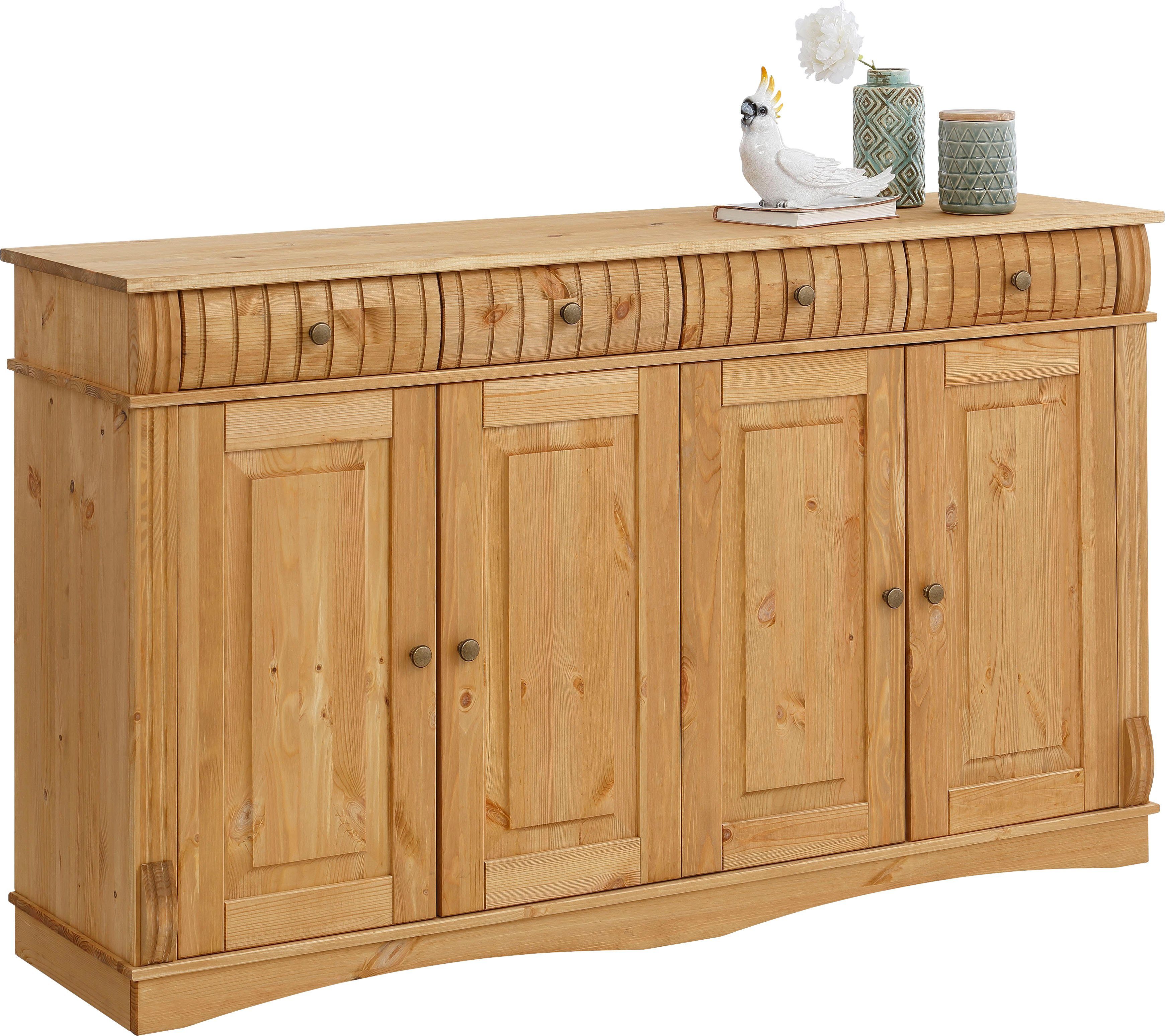 Home affaire Sideboard Teresa, 4-türig, Breite 152 cm