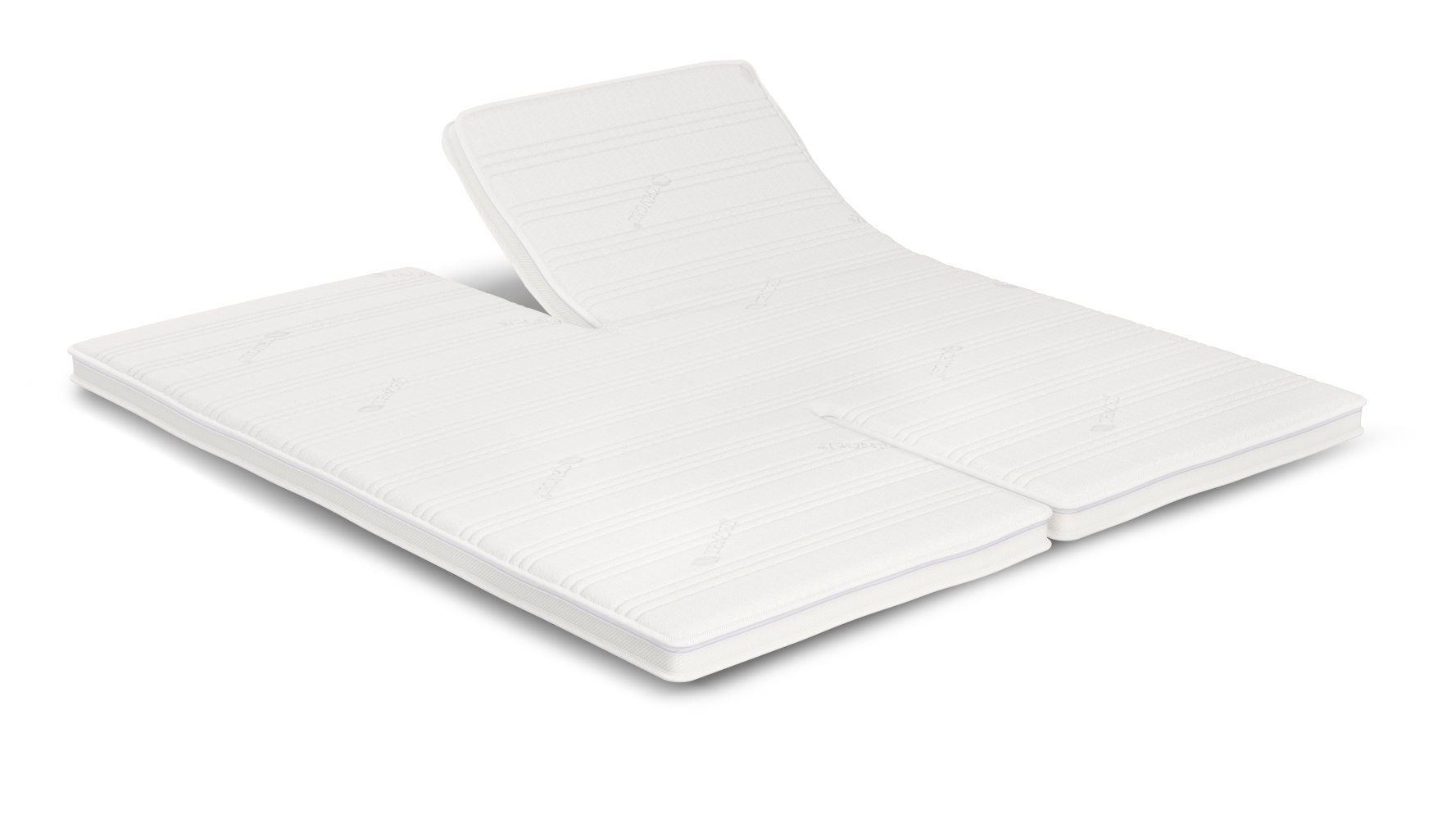 Topper MAKA 445 Split, Meisterschlaf, 7 cm hoch, Kaltschaum, Topper, Boxspringmatratzen und Boxspringbett geeignet, 140x220 cm