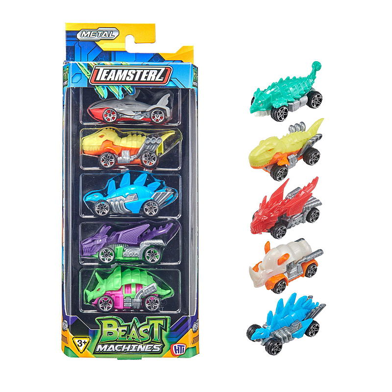 Teamsterz Bil Beast machines 5-pk, Teamsterz