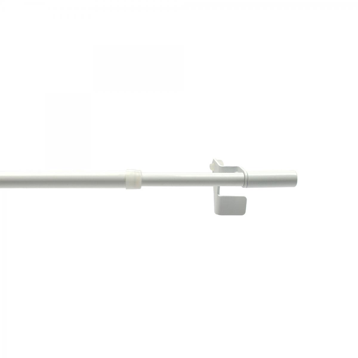 Bella Casa Bistrostange, Scheibengardinenstange, Klemmstange Press-Fix, weiß, ausziehbar 50-80 cm