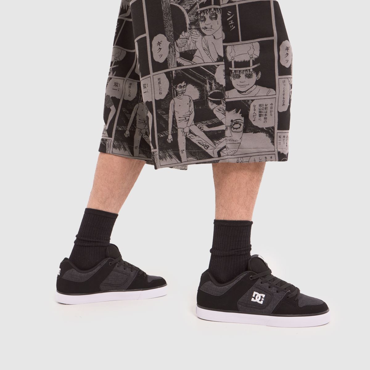 DC Pure – Svarta sneakers