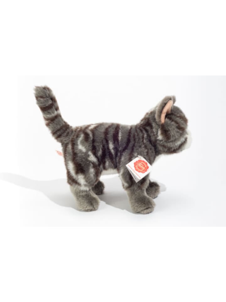 Teddy Hermann Kuscheltier Katze stehend, grau, 20 cm, ab 0 Jahre günstig kaufen onesize