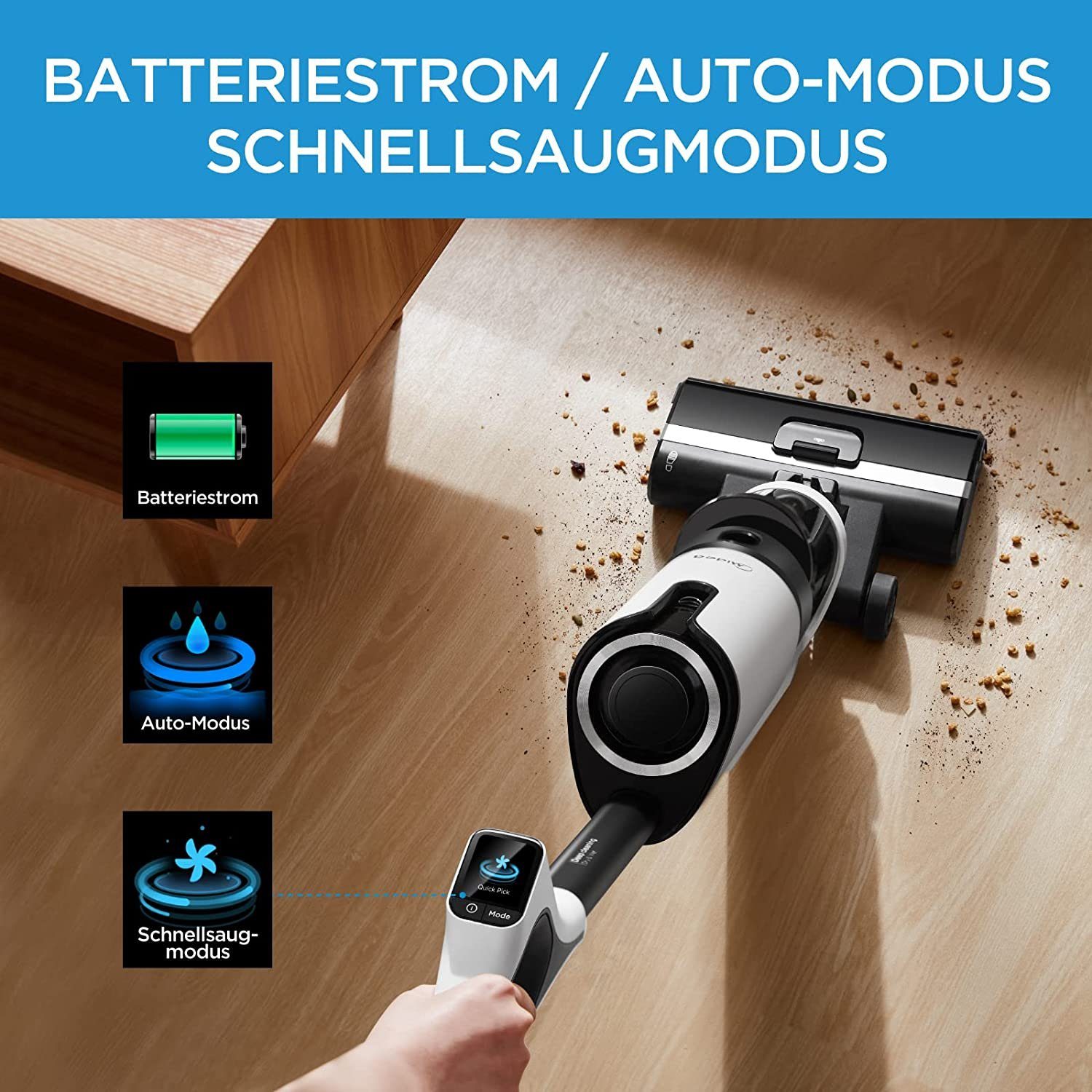 Midea Nass-Trocken-Sauger Hand Stick Vacuum X8
