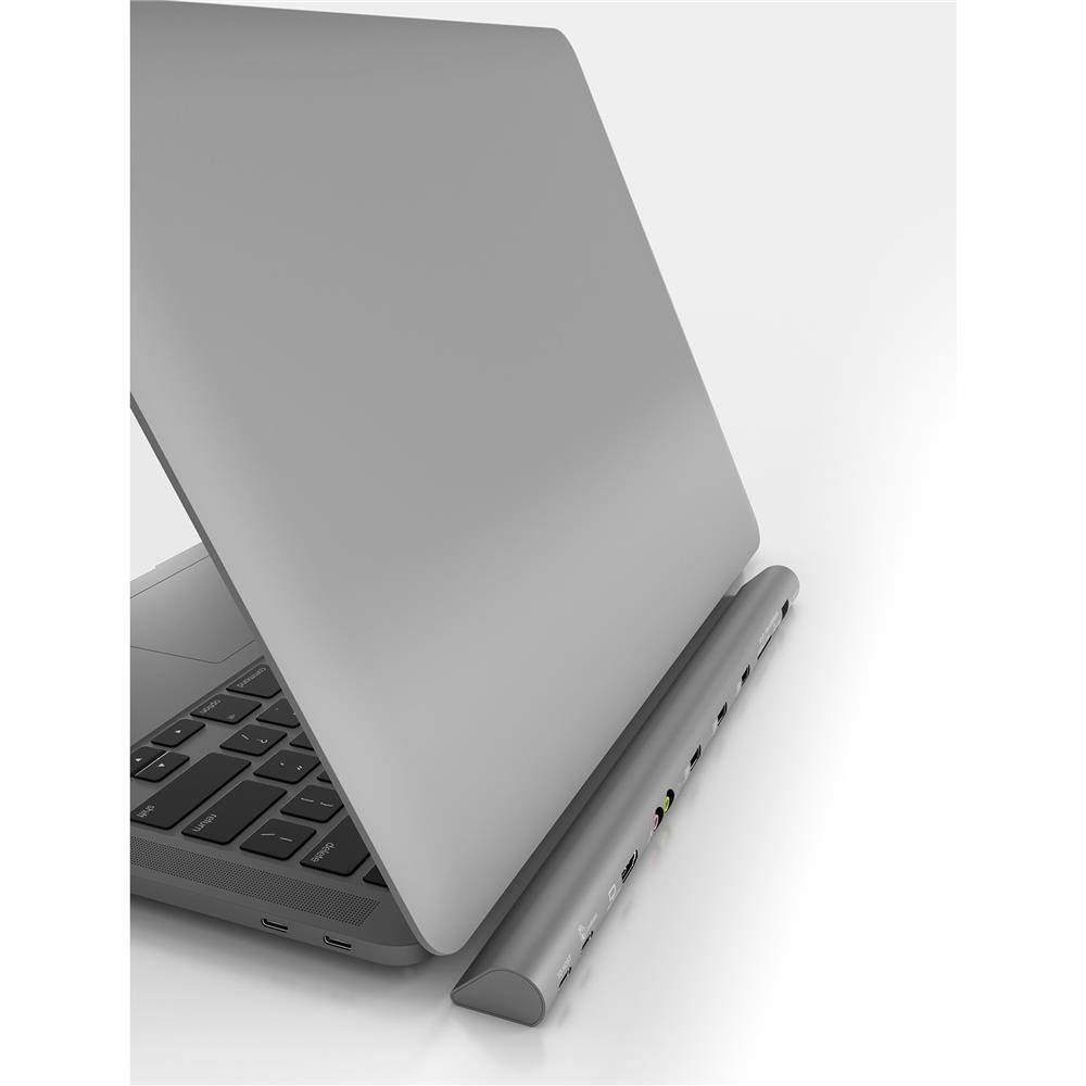 Terratec CONNECT C6 Dockingstation (Adapter mit USB-C PD, HDMI, 3,5mm Klinke, 3x USB 3.0 und RJ45)