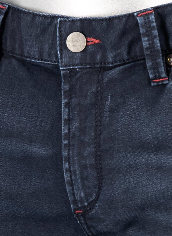 Alberto, Jeansshorts Pipe-K, Regular Fit, Baumwoll-Stretch, blau