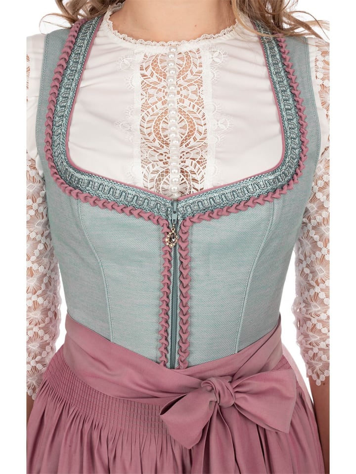 KRÜGER Midi Dirndl 114267 in hellblau günstig kaufen