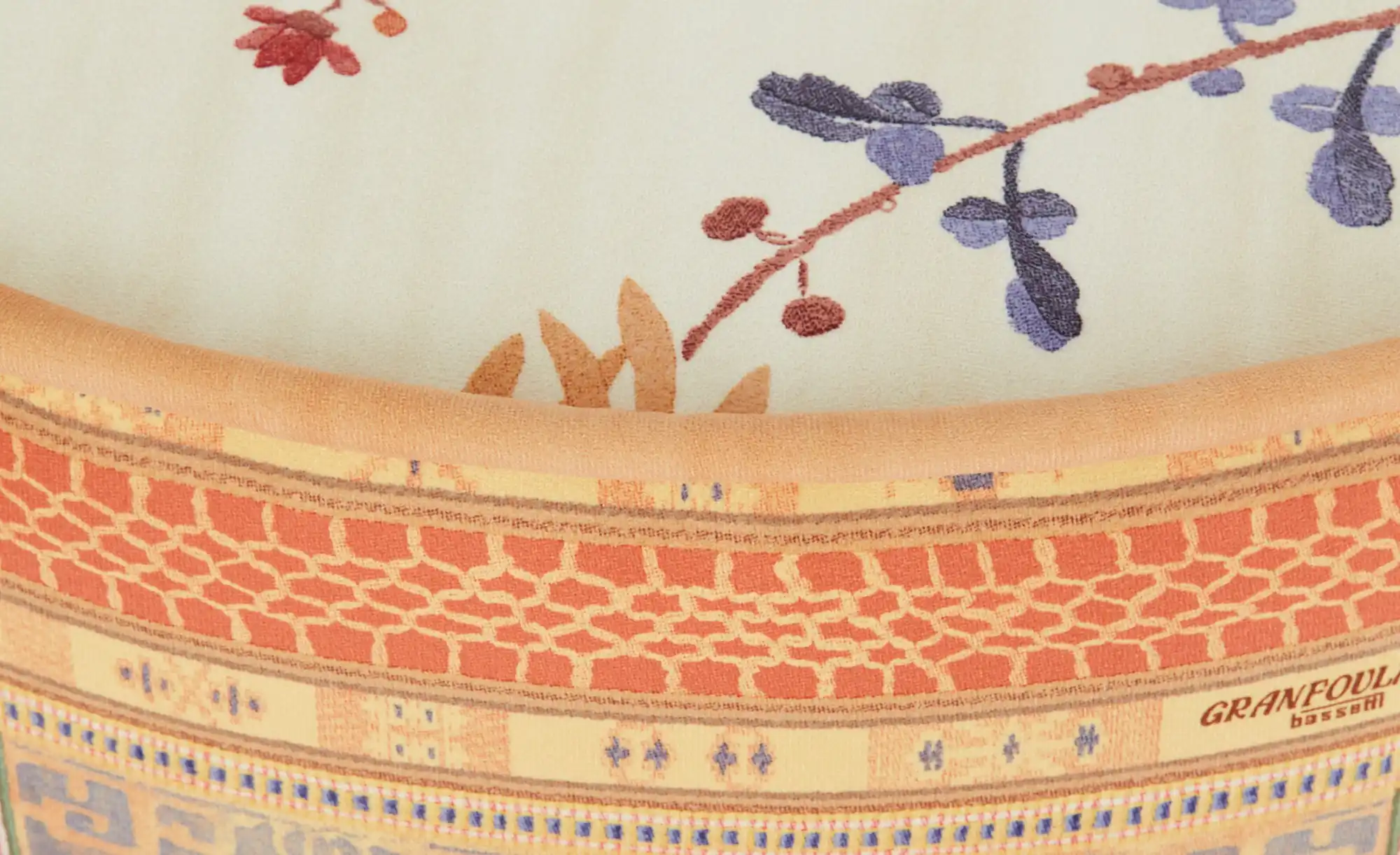 bassetti by SCHRÖNO Pouf aus Velours Tino