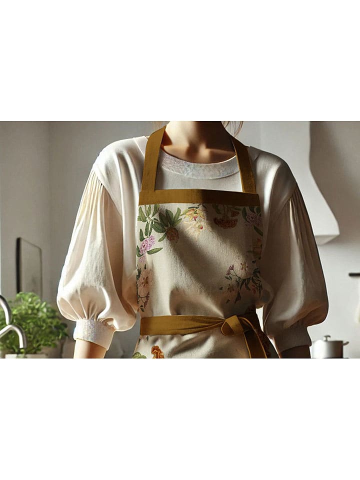 Madre Selva Kochschürze in Hellbraun/ Beige günstig kaufen onesize