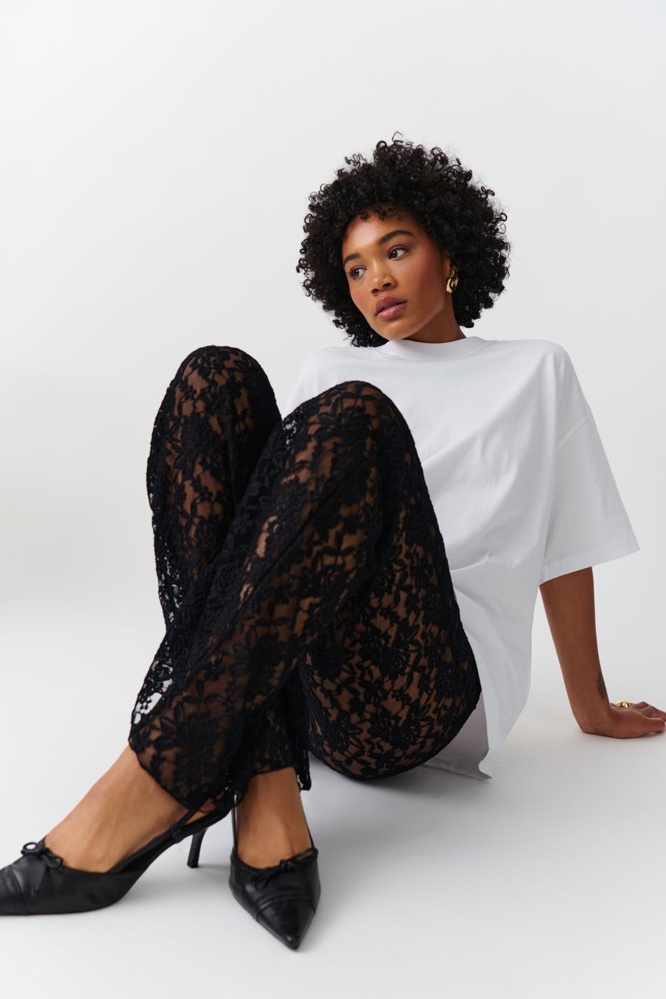 Lace trousers