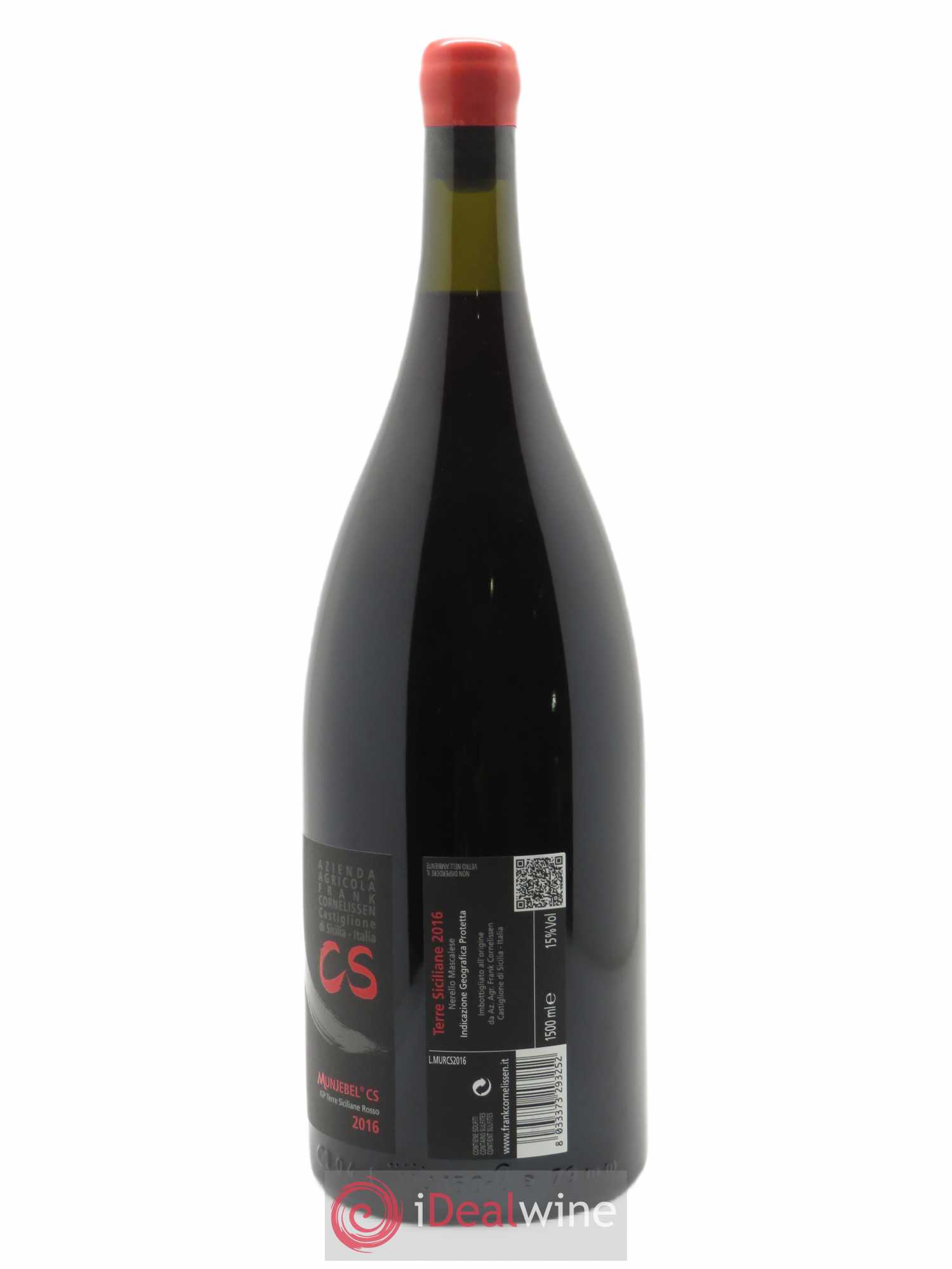 Terre Siciliane IGT Munjebel CS Frank Cornelissen  2016 - Lot de 1 Magnum