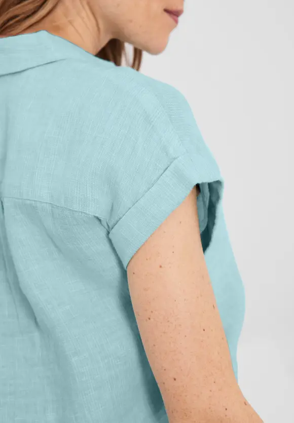 CECIL Leinen Chambray Bluse