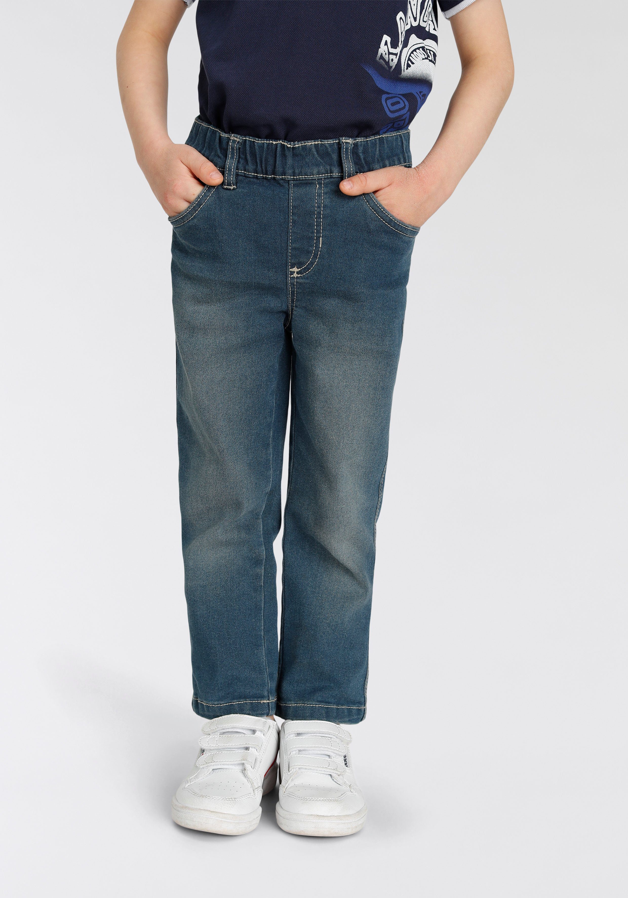 Arizona Schlupfjeans in bequemer Weite, für kleine Jungen