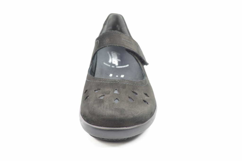 SEMLER Komfort Slipper schwarz