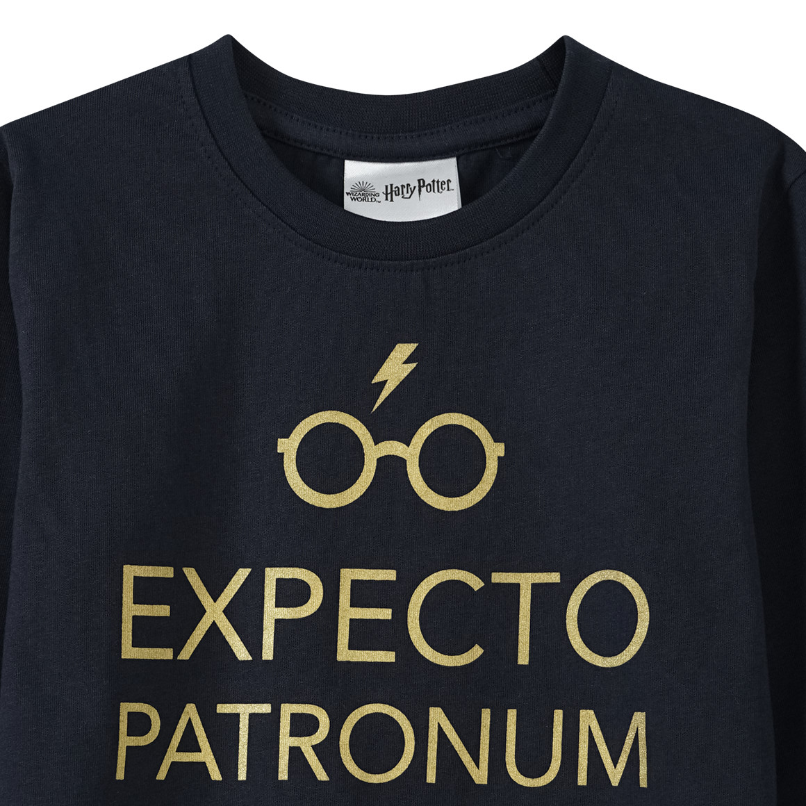 Harry Potter Langarmshirt mit goldenem Print
