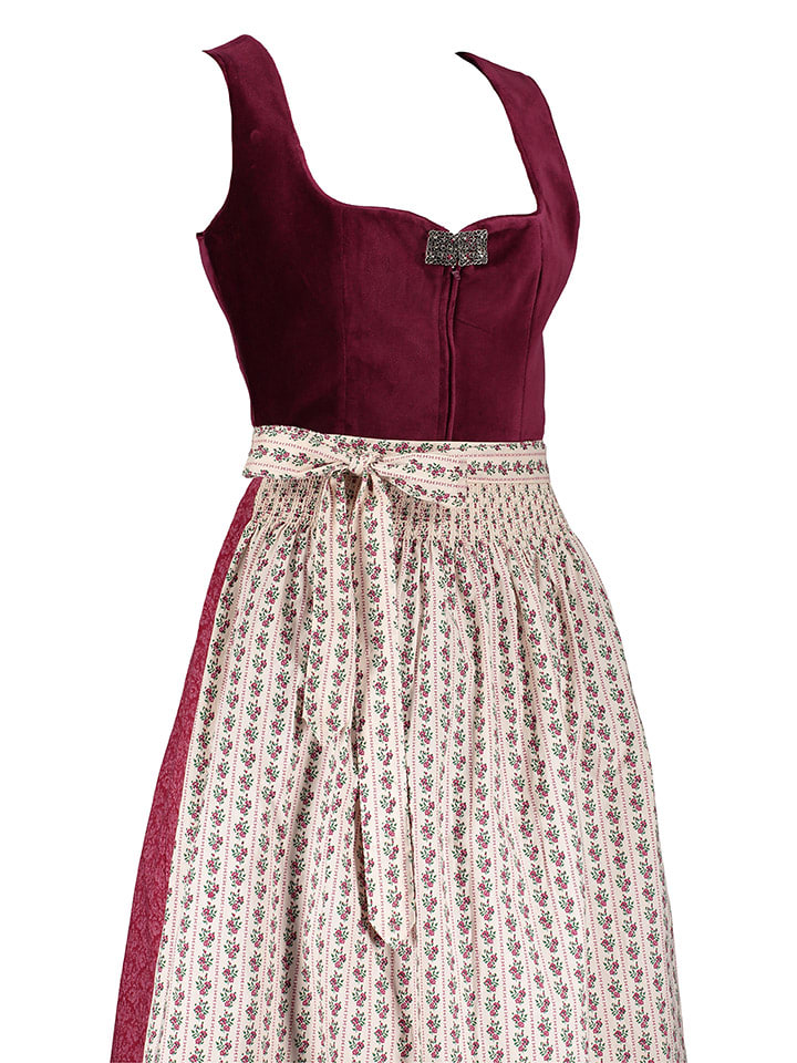 Almsach Dirndl in Rot günstig kaufen