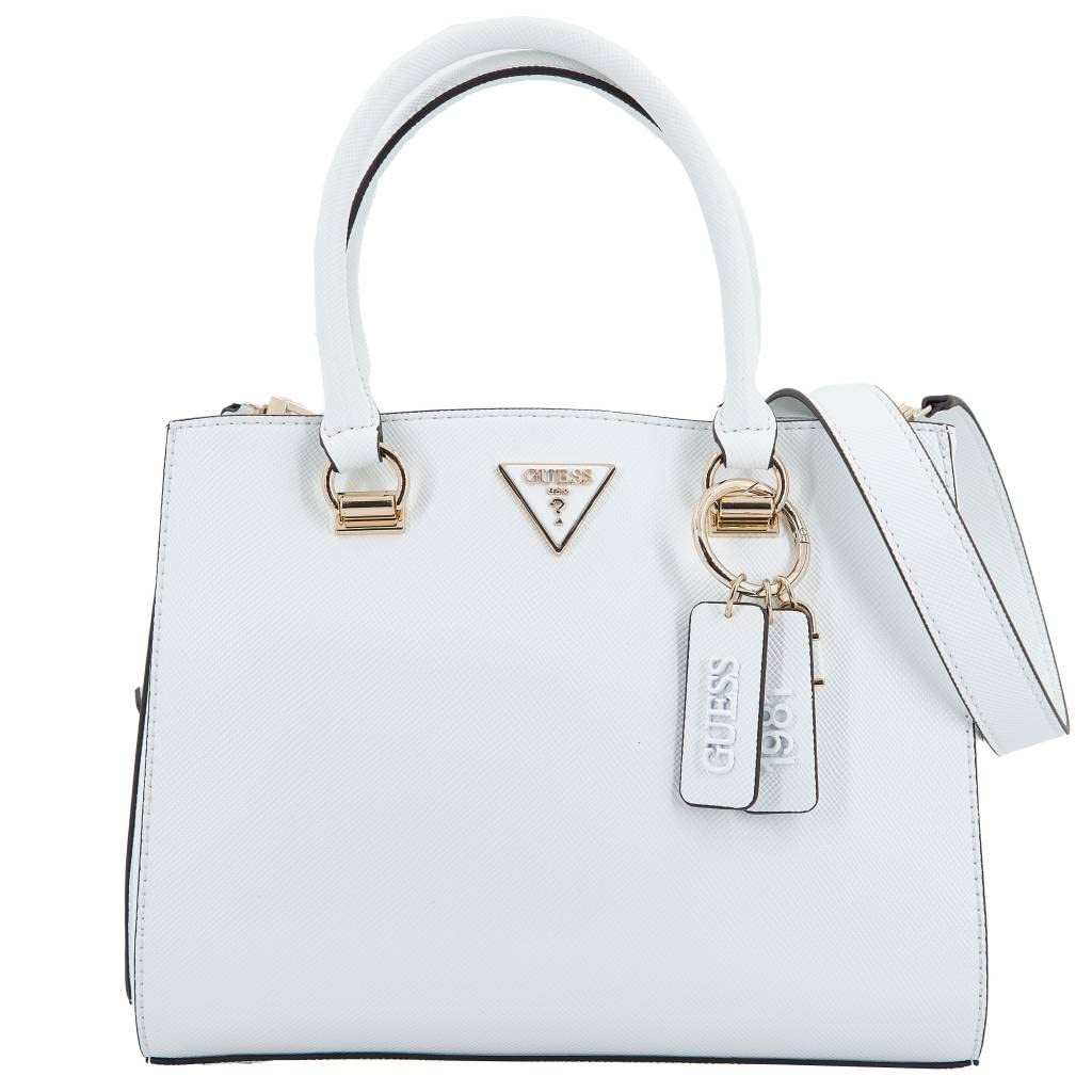 GUESS Handtaschen weiss NOELLE GIRLFRIEND SATCHEL