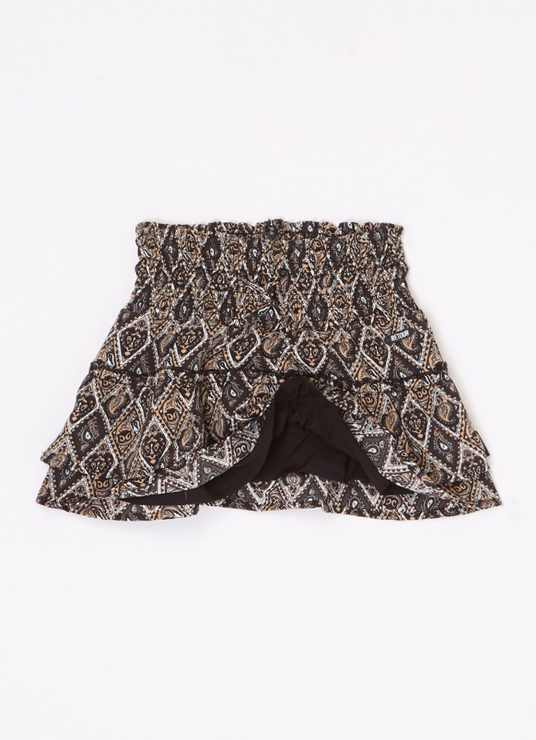Retour Jeans  Abey gelaagde rok met print