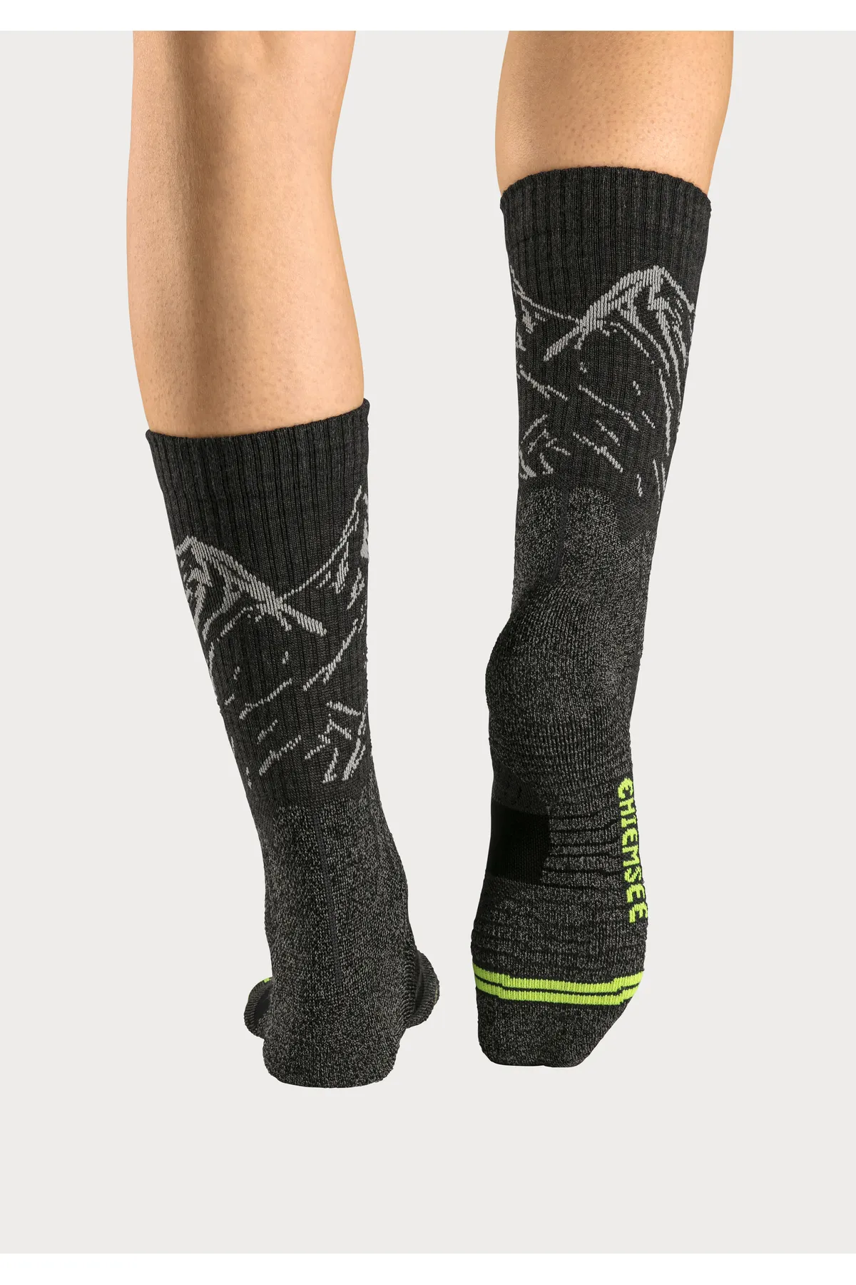 Chiemsee  Socken - Schwarz - Unifarben