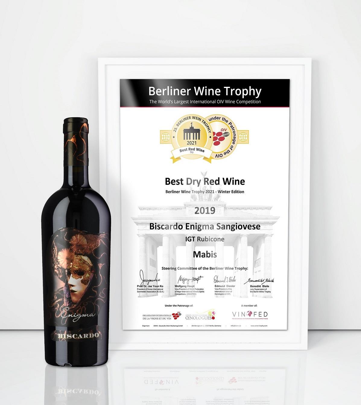2021 Enigma Apassimento Sangiovese Rubicone