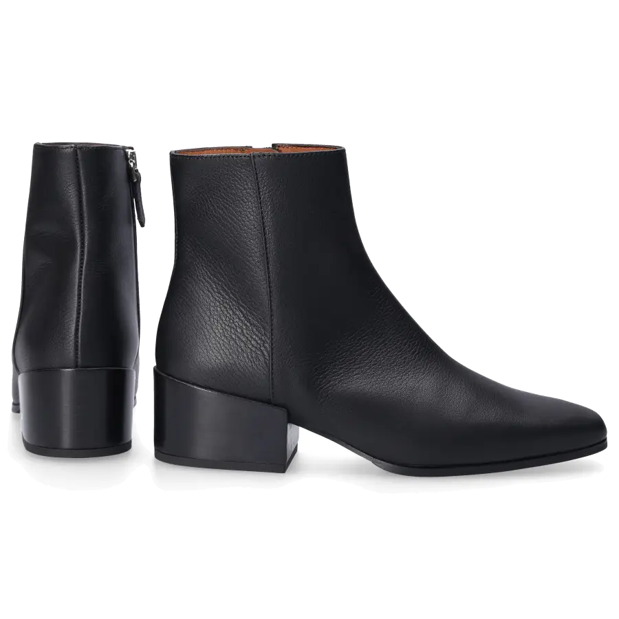 Roberto Festa - Klassische Stiefeletten DENVER Kalbsleder - schwarz