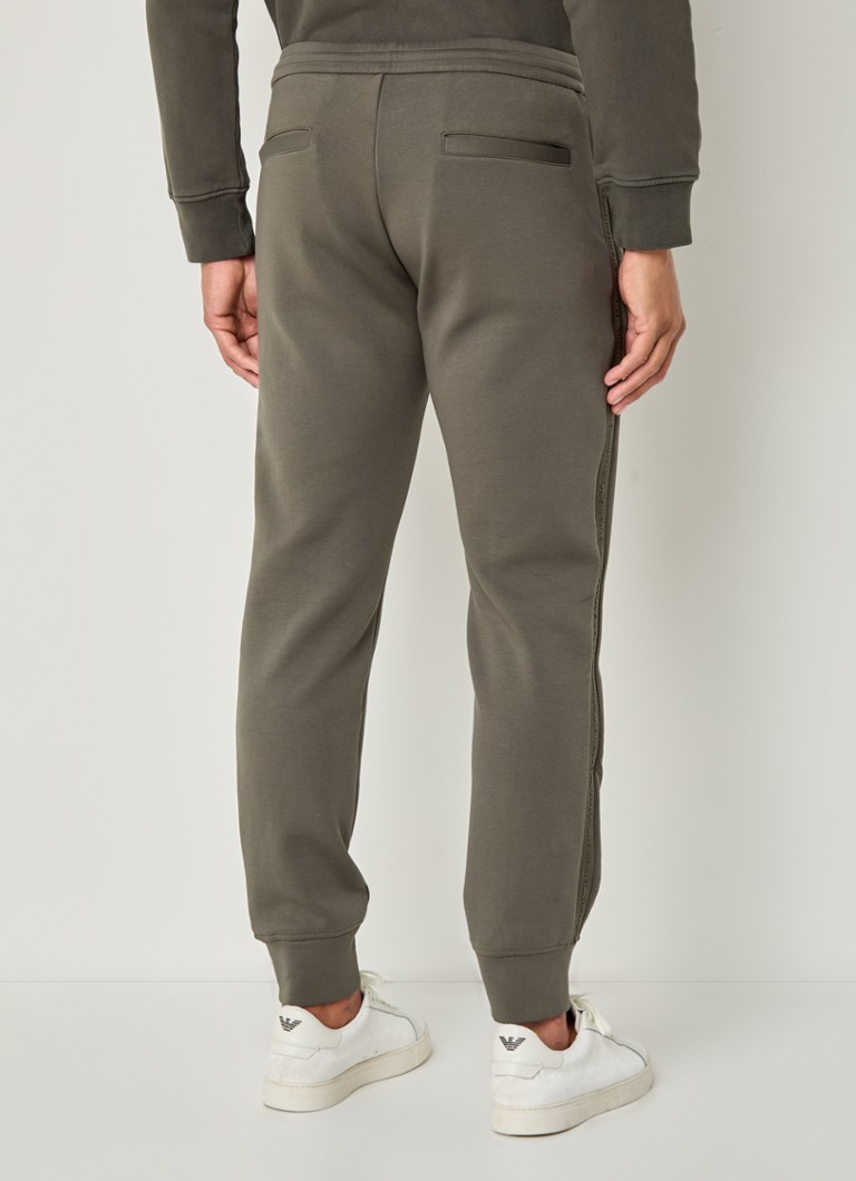 Emporio Armani sweatpants with logo band and side pockets