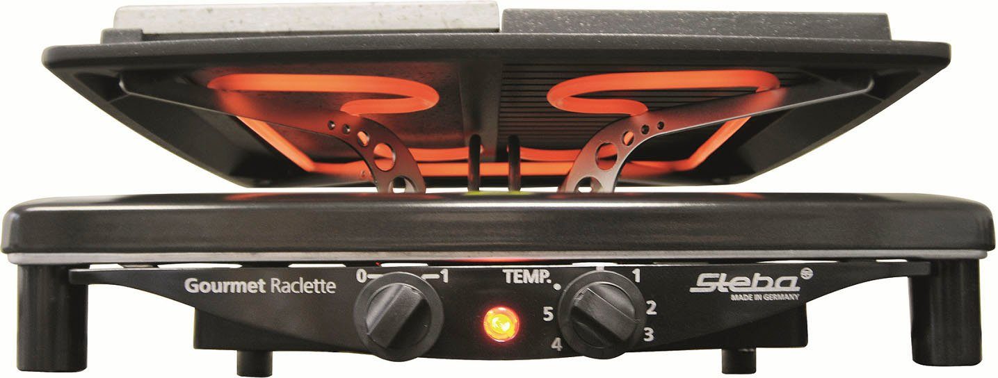 Steba Raclette RC 4 Plus, 8 Raclettepfännchen, 1450 W