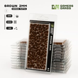Static Grass Tufts - Brown 2mm