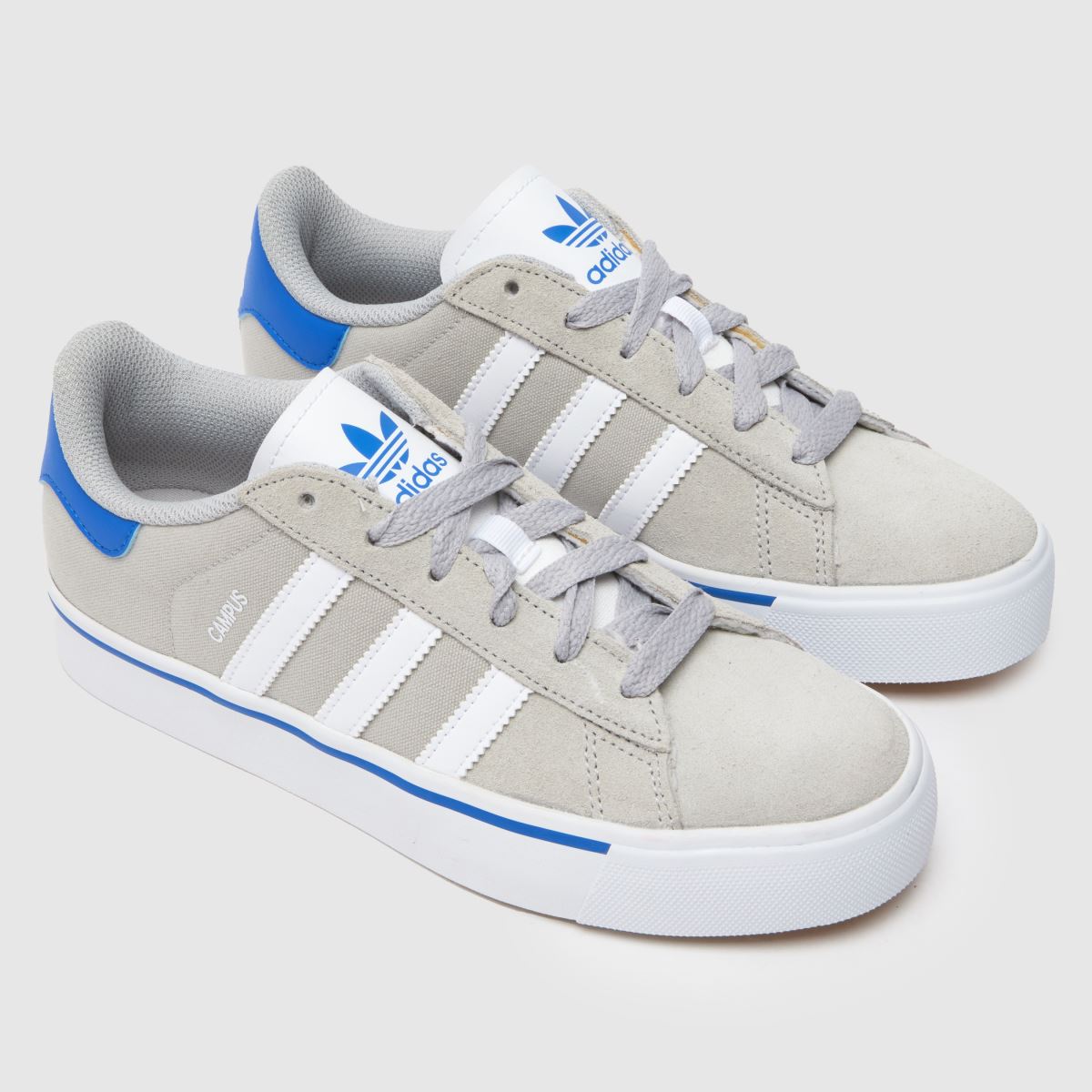 adidas grå multi campus vulc ungdomsskor