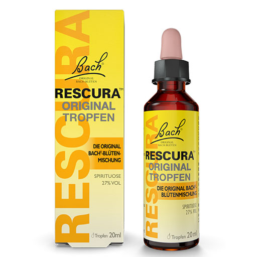 BACHBLÜTEN Original Rescura Tropfen m.Alkohol  20 ml  Tropfen