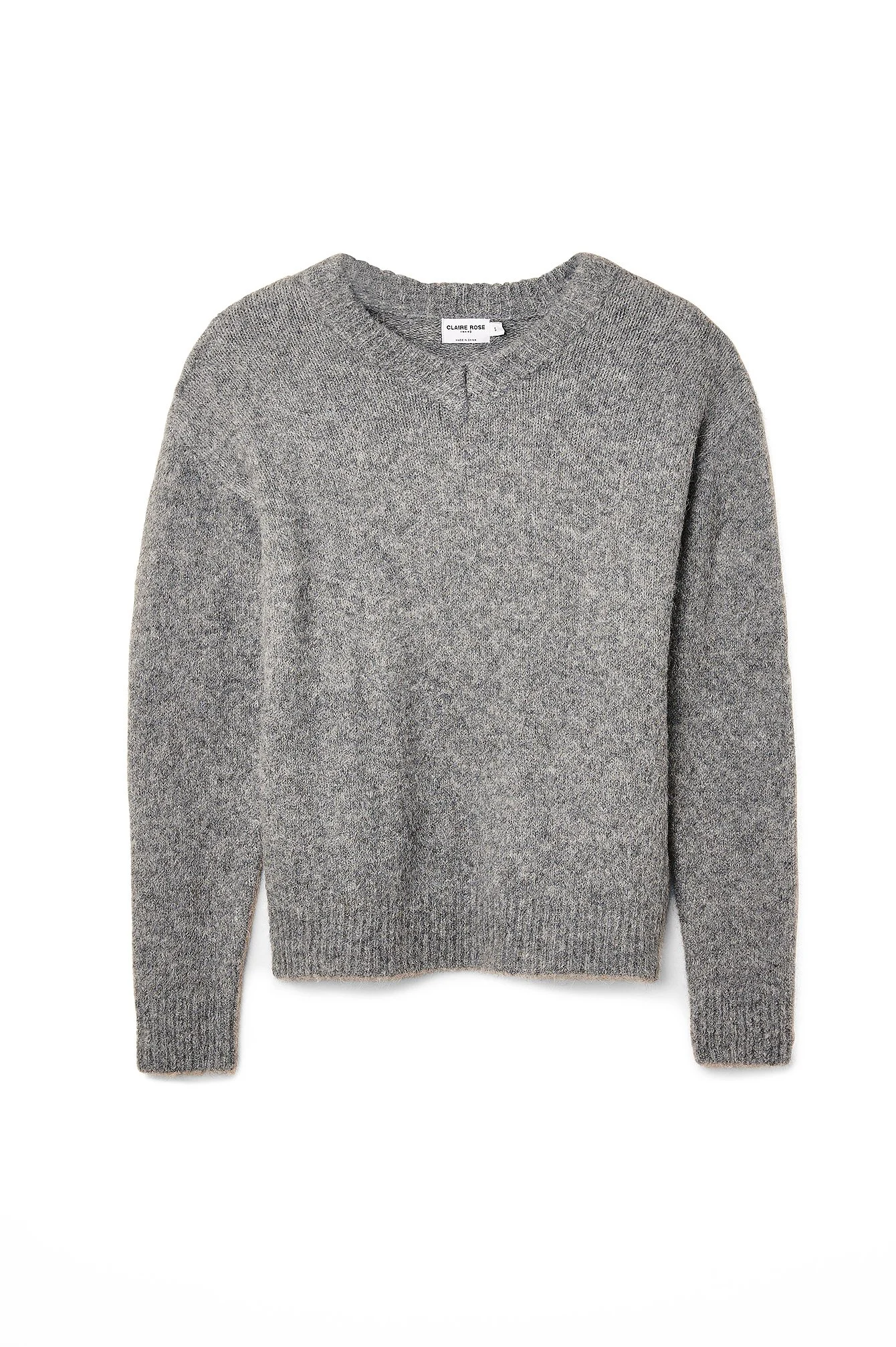 Pullover mit V-Ausschnitt aus Wollmischung