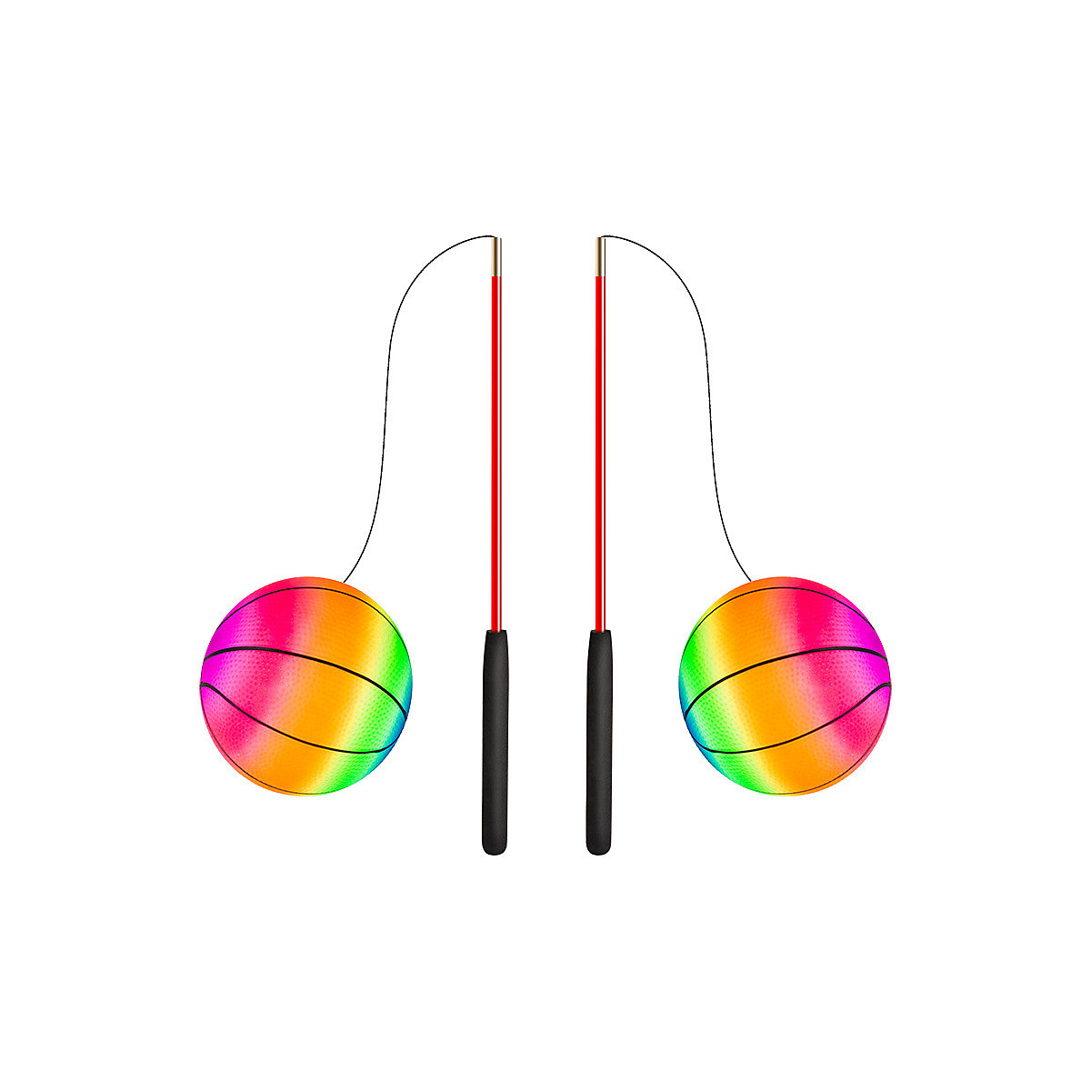 Fitness-Handwurfball Elastizität regenbogen aufblasbares