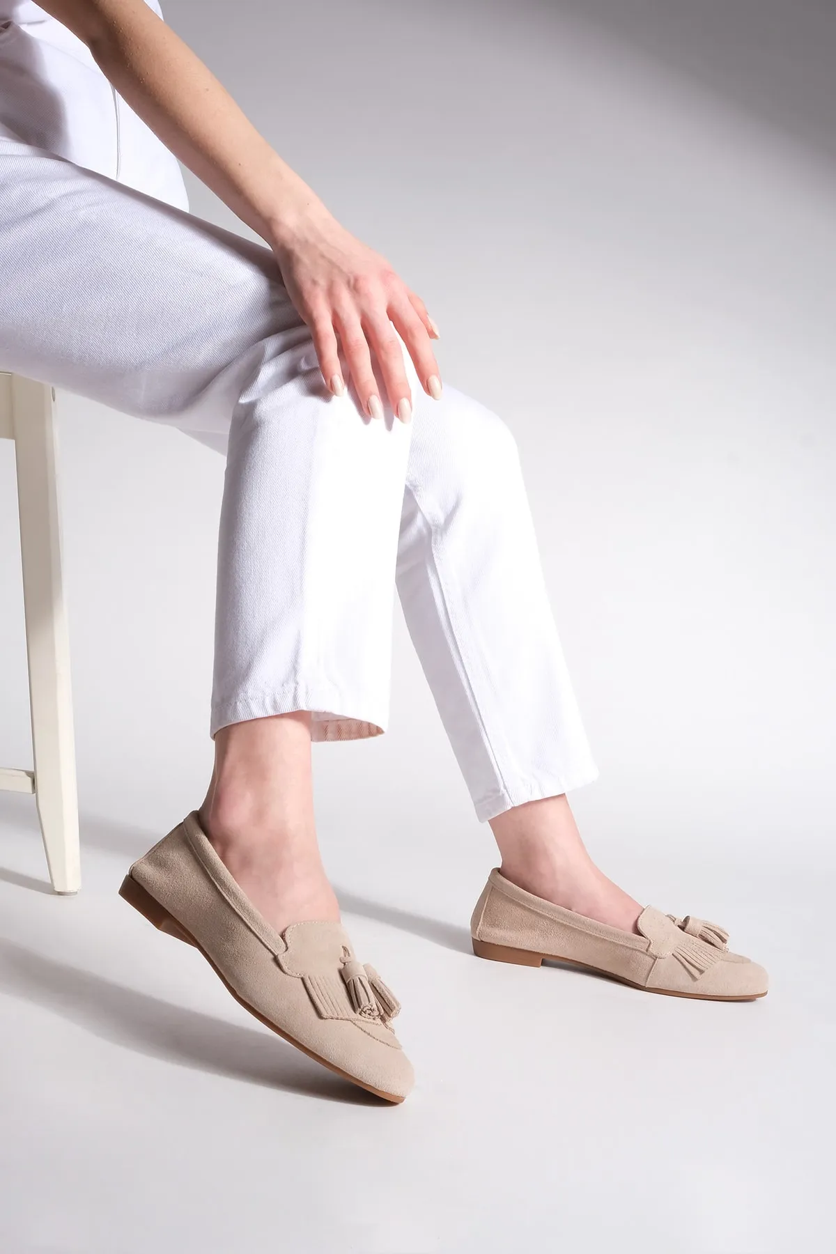 Marjin  Loafer - Beige - Flacher Absatz