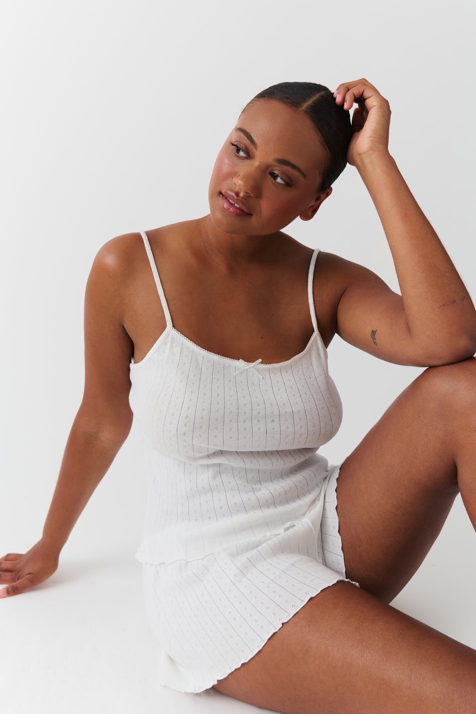 Pointelle singlet