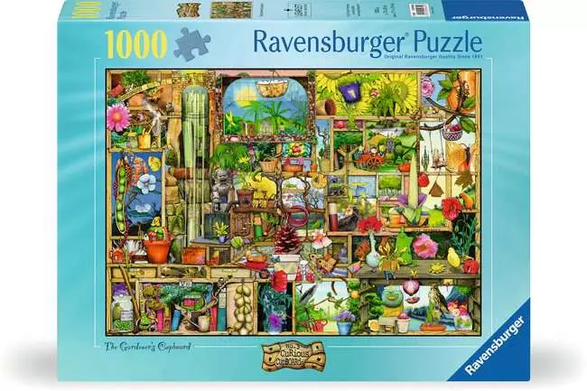 Puzzle 1000 Teile - Grandioses Gartenregal
