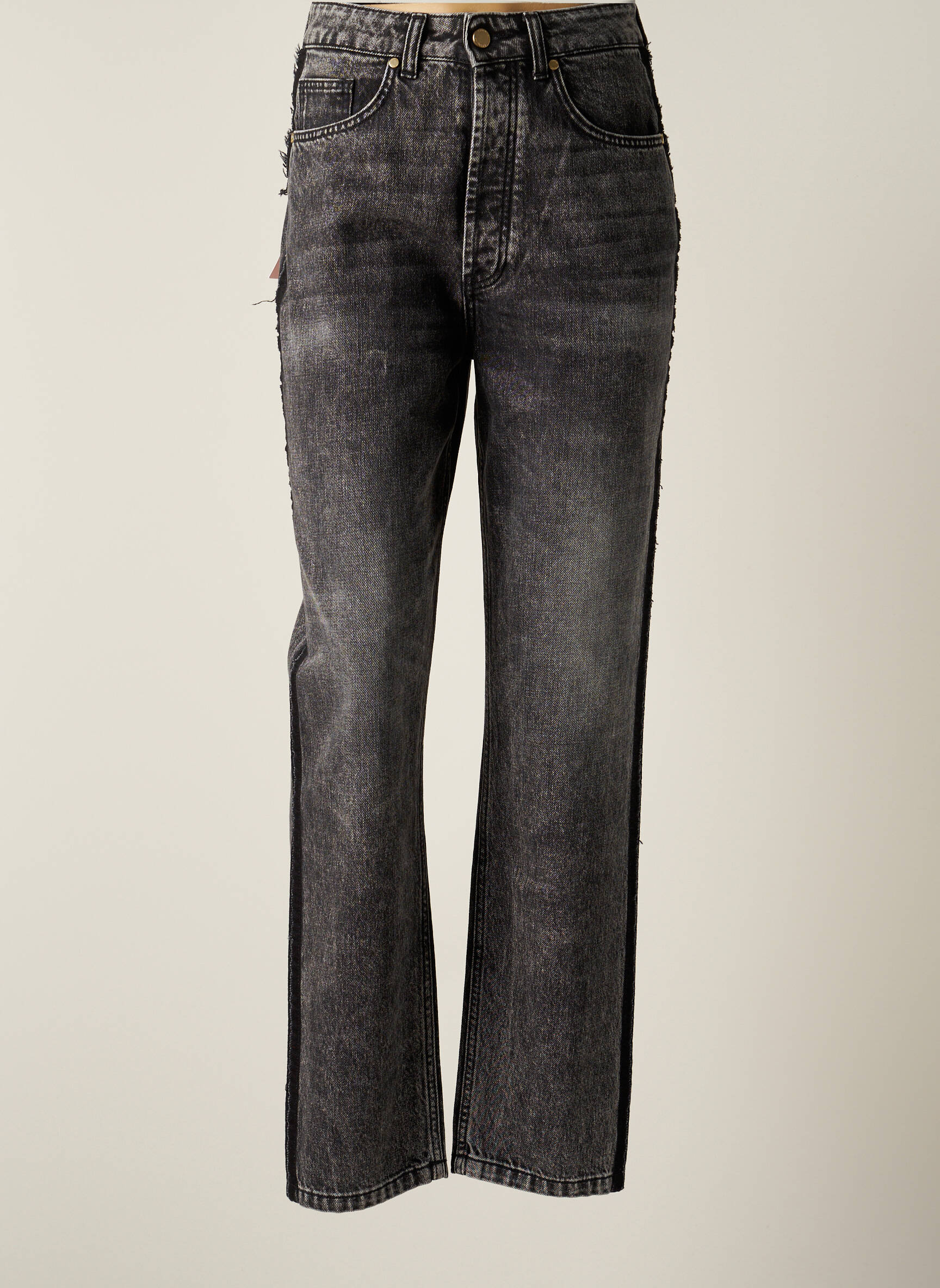 Essentiel Antwerp Jeans Coupe Droite Femme couleur gris