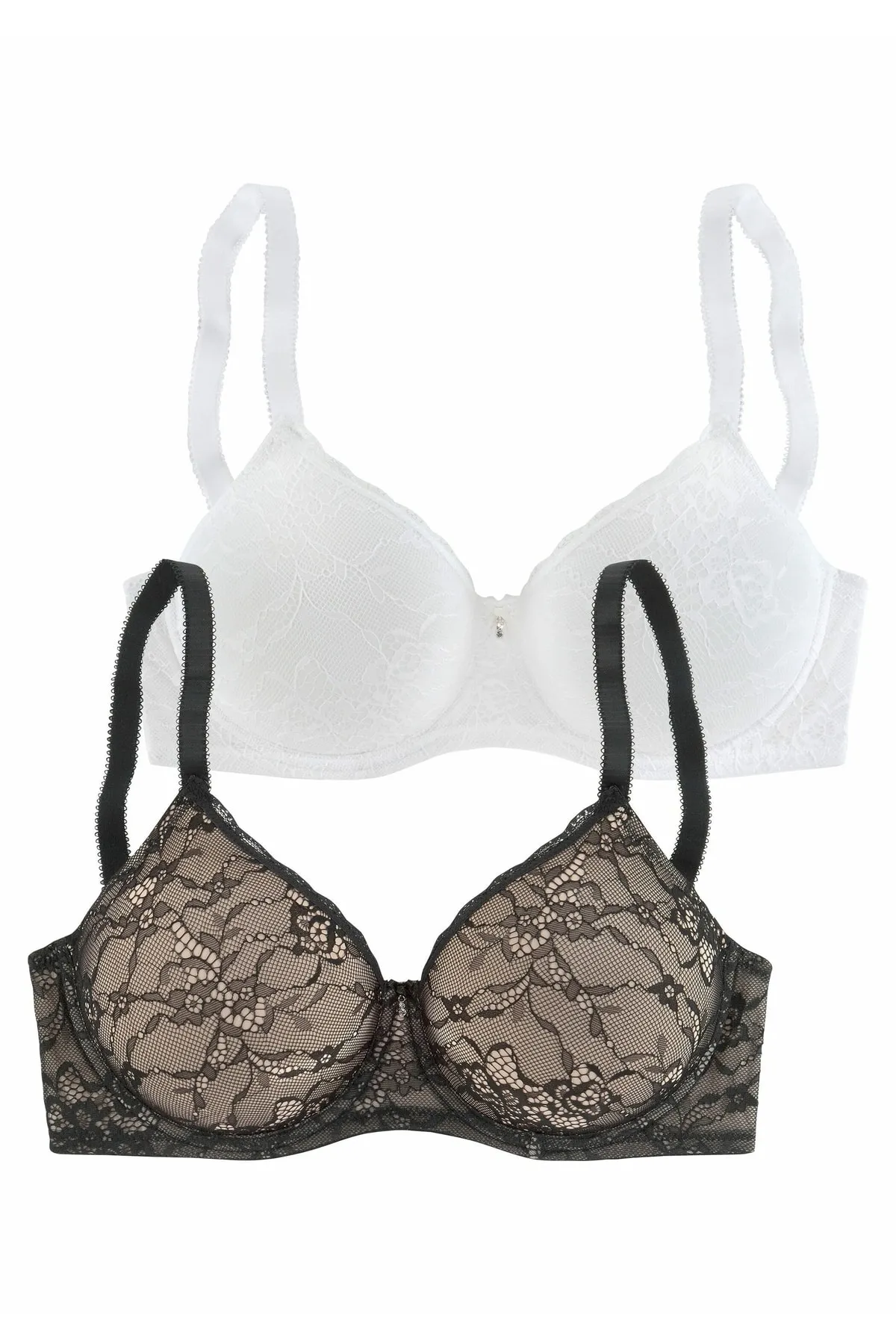 PETITE FLEUR  BH - Schwarz - Unifarben